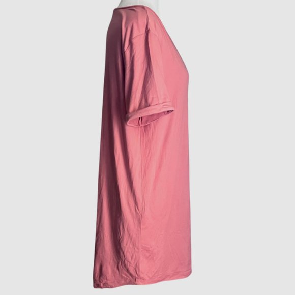 Hello Mello "I Need Coffee" PJ Shirt Dusty Rose Pink, NWOT - Size Medium/Large - Picture 5 of 6